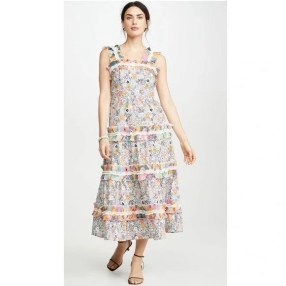 CeliaB Java Dress in White Multi Size XL - Picture 4 of 10